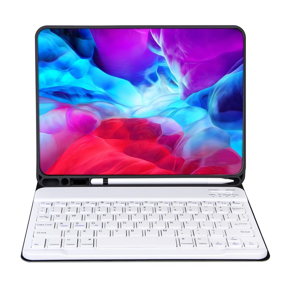 V562-GD6120ORPI-202504291811-05 Detachable Bluetooth Keyboard Tablet Case For Ipad Pro 11 With Pen Slot - Plain Texture - Dark Green - Image 6