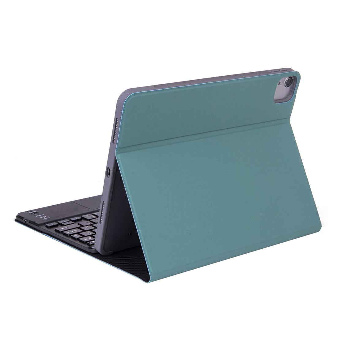 V562-GD7120ORPI-202504291812-09 Detachable Bluetooth Keyboard Tablet Case For Ipad Pro 11 With Touchpad Pen Slot & Backlight - Plain Texture - Dark Green - Image 10
