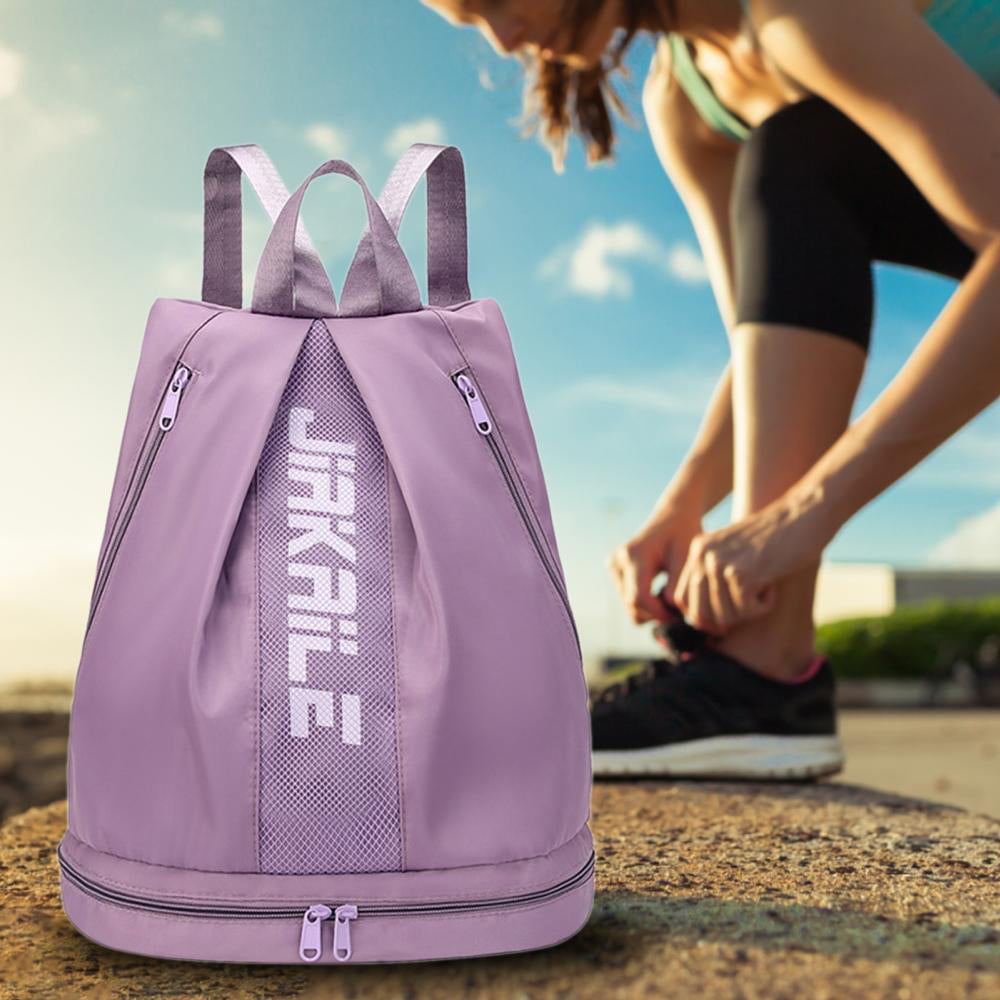 V562-GU23-J640NAVY-202503261940-07 Vibe Geeks Water Resistantion Sports Backpack Gym Bag with Shoes Compartment - Navy - Image 8