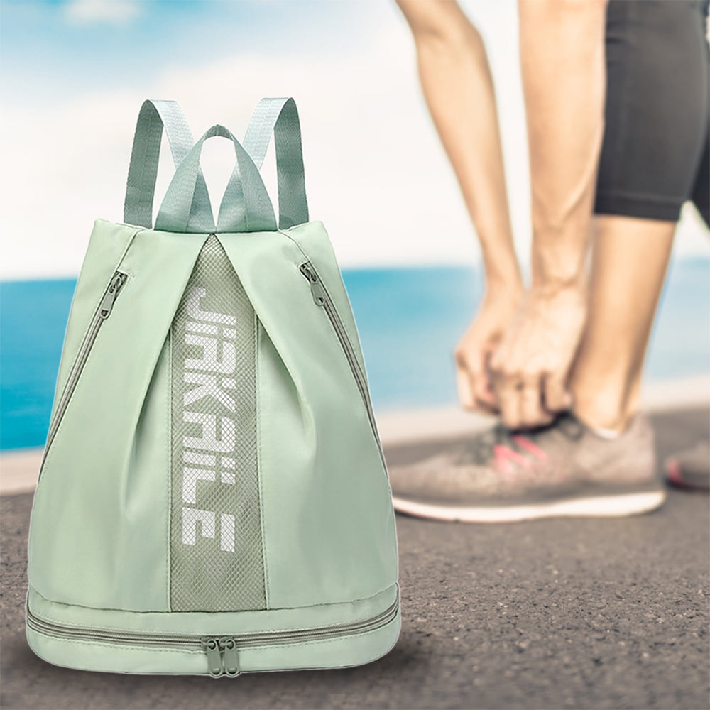 V562-GU23-J640PINK-202503261941-06 Vibe Geeks Water Resistantion Sports Backpack Gym Bag with Shoes Compartment - Pink - Image 7