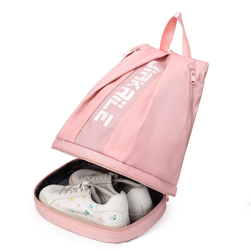V562-GU23-J640PINK-202503261941-14 Vibe Geeks Water Resistantion Sports Backpack Gym Bag with Shoes Compartment - Pink - Image 15