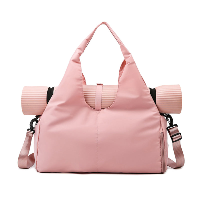 V562-GU23-J641PINK-202503280147-01 Vibe Geeks Large Capacity Dry and Wet Separation Wear-resistant Sports Fitness Storage Bag - Pink - Image 2