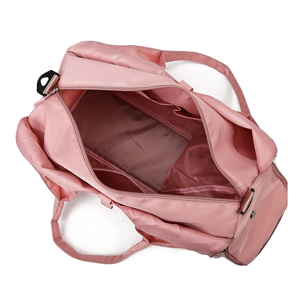 V562-GU23-J641PINK-202503280147-12 Vibe Geeks Large Capacity Dry and Wet Separation Wear-resistant Sports Fitness Storage Bag - Pink - Image 13