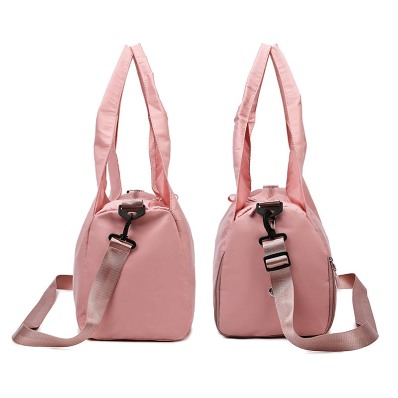 V562-GU23-J641PINK-202503280147-13 Vibe Geeks Large Capacity Dry and Wet Separation Wear-resistant Sports Fitness Storage Bag - Pink - Image 14