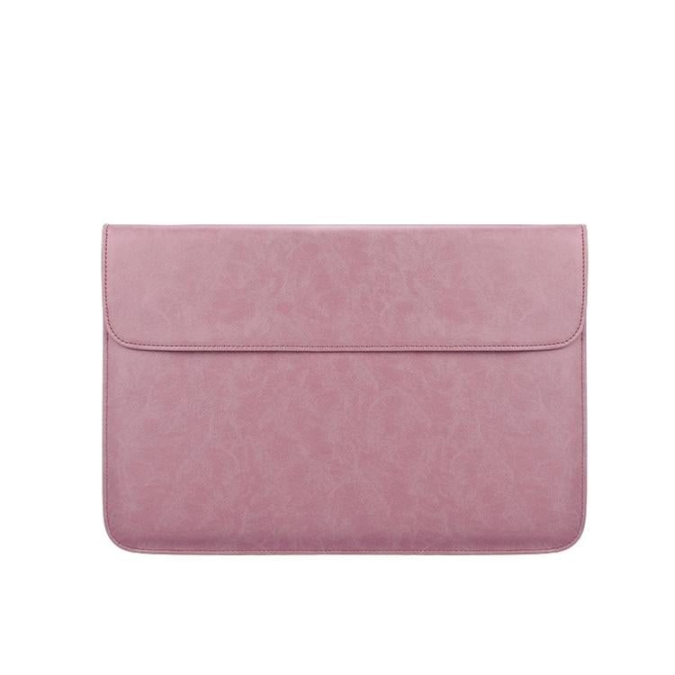 V562-H0010BL-202504021941-14 Horizontal Magnetic Leather Laptop Inner Bag - Invisible Buckle - Grey - Image 15