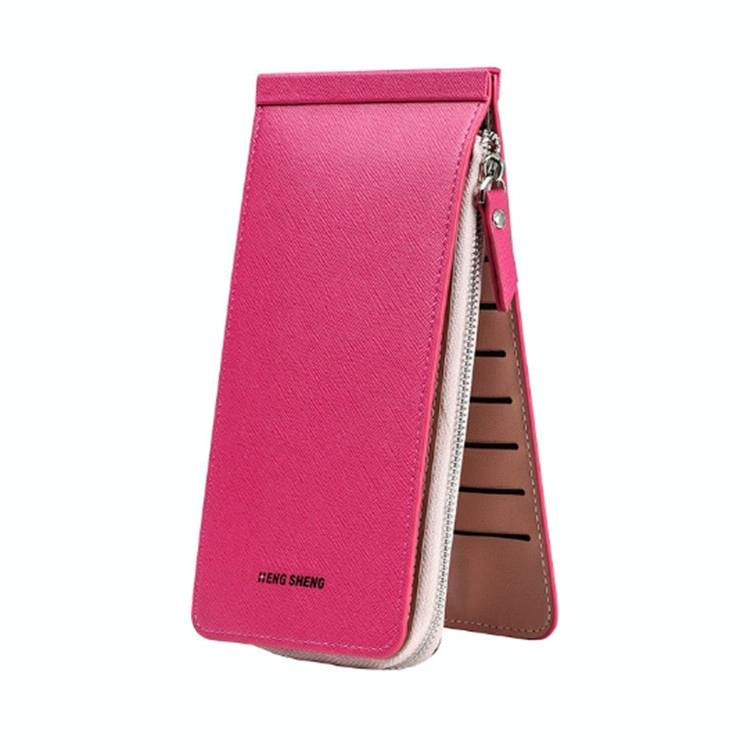 V562-H103847080DBT-202503280227-02 Ultra Thin Multi Card Wallet Multi Function Card Holder - Red - Image 3