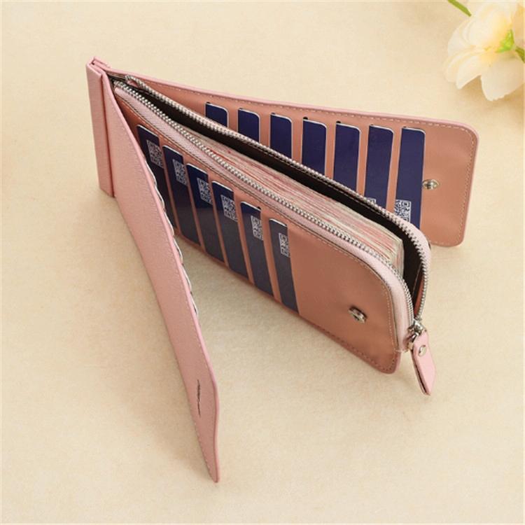 V562-H103847080DBT-202503280227-04 Ultra Thin Multi Card Wallet Multi Function Card Holder - Red - Image 5