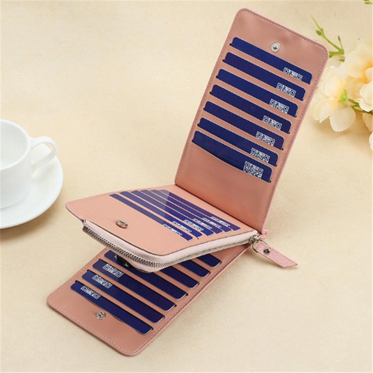 V562-H103847080DBT-202503280227-05 Ultra Thin Multi Card Wallet Multi Function Card Holder - Red - Image 6