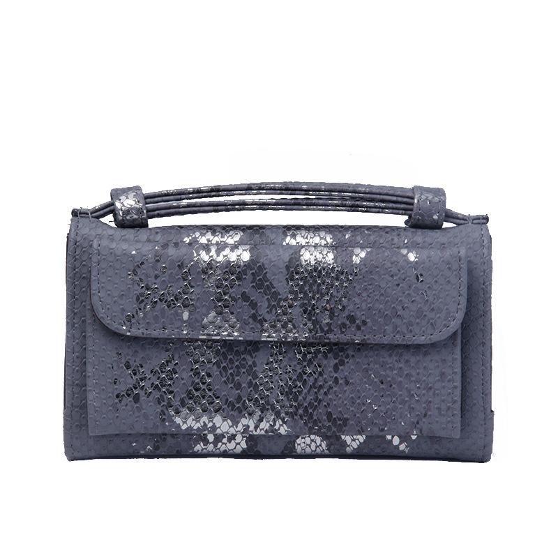 V562-H1098022750DBT-202504021920-13 Sequin Snake Print Wrist Bag - Multifunctional Chain Wallet - Khaki - Image 14