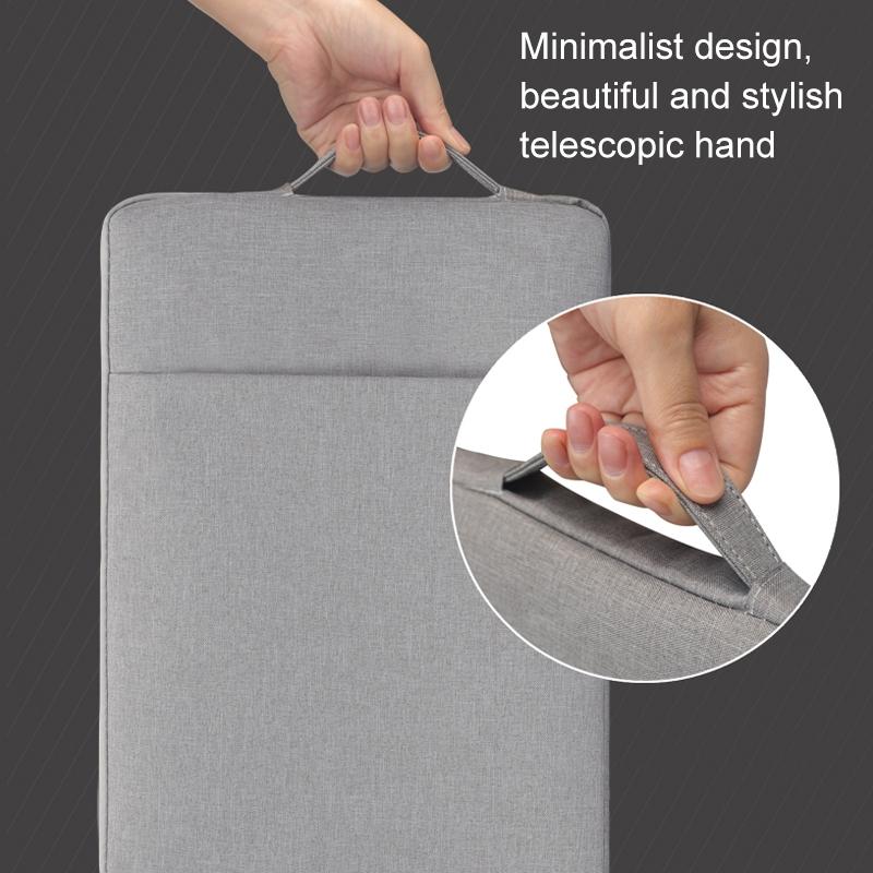 V562-H1965BL-202504022036-04 Denim Business Laptop Liner Bag for Tablets - Grey - Image 5