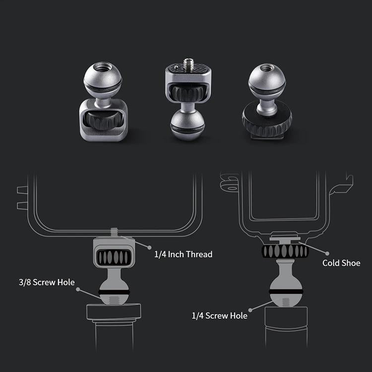 V562-H4201ACD-202503062030-05 Adjustable Magic Arm Mount For Slr Camera - Grey - Image 6