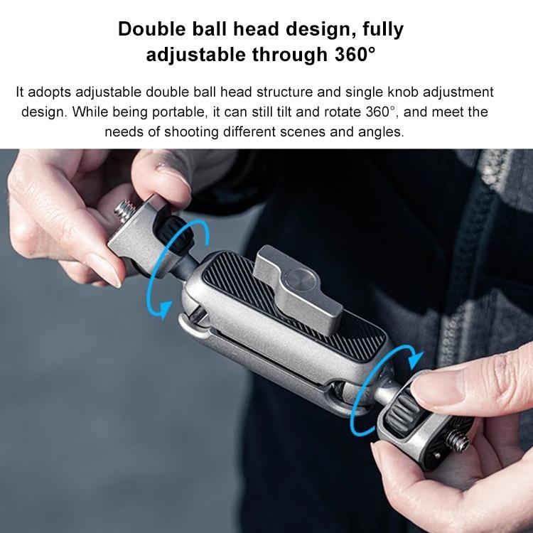 V562-H4201ACD-202503062030-07 Adjustable Magic Arm Mount For Slr Camera - Grey - Image 8