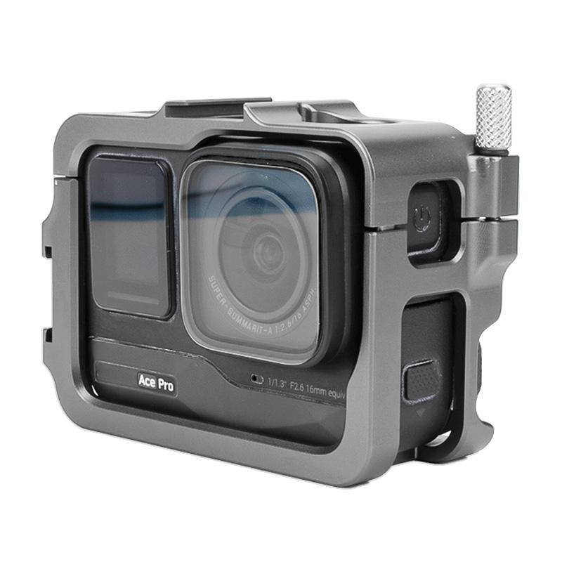 V562-H5482ACD-202502211925-01 Aluminum Alloy Metal Rabbit Cage for Insta360 Ace Pro - Image 2