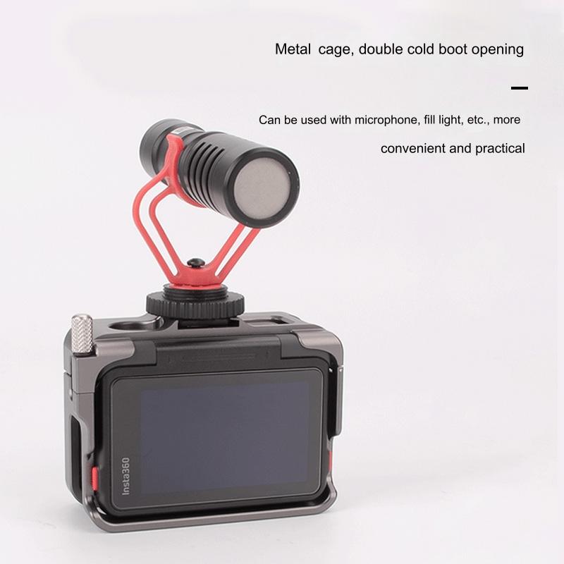 V562-H5482ACD-202502211925-05 Aluminum Alloy Metal Rabbit Cage for Insta360 Ace Pro - Image 6