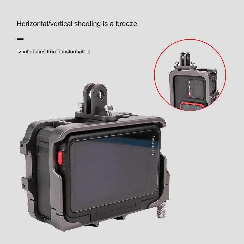 V562-H5482ACD-202502211925-06 Aluminum Alloy Metal Rabbit Cage for Insta360 Ace Pro - Image 7