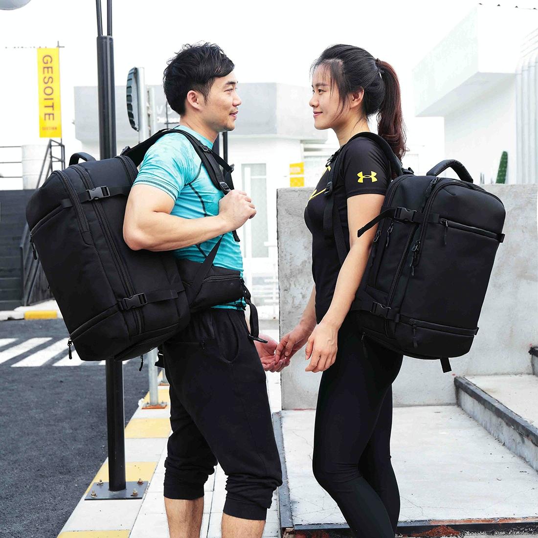 V562-HL5129BCC-202505271315-08 17 Inch Waterproof Usb Shoulder Backpack for Travel - Light Grey - Image 9