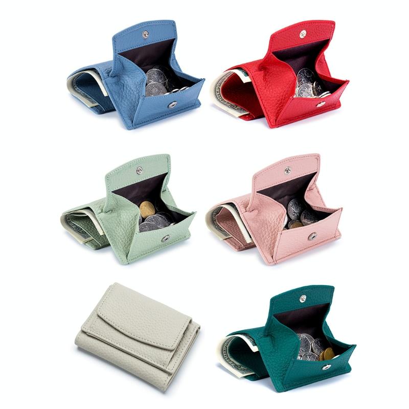 V562-J1019961060DBT-202506201711-11 Compact Rfid Leather Coin Purse Wallet - Secure & Stylish - Rice White - Image 12