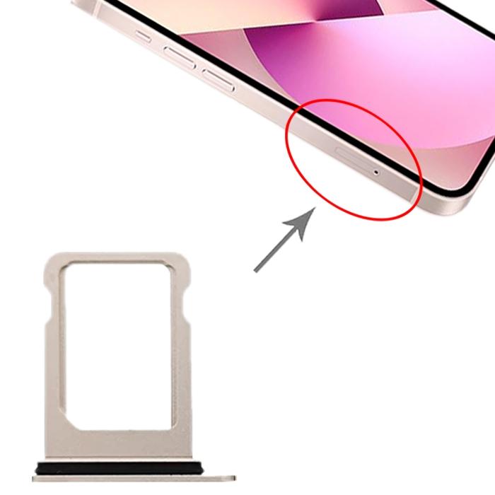 V562-J111031PI-221017-02 Iphone 13 Mini Sim Card Tray - Gold - Image 3