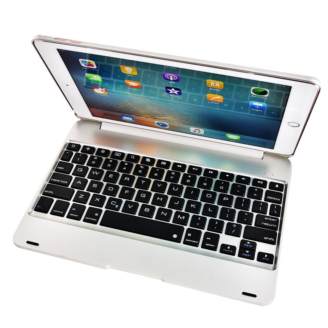V562-J3300ORPI-202504291840-08 Horizontal Flip Tablet Case With Bluetooth Keyboard For Ipad Pro 9.7 / Ipad Air 2 - Gold - Image 9