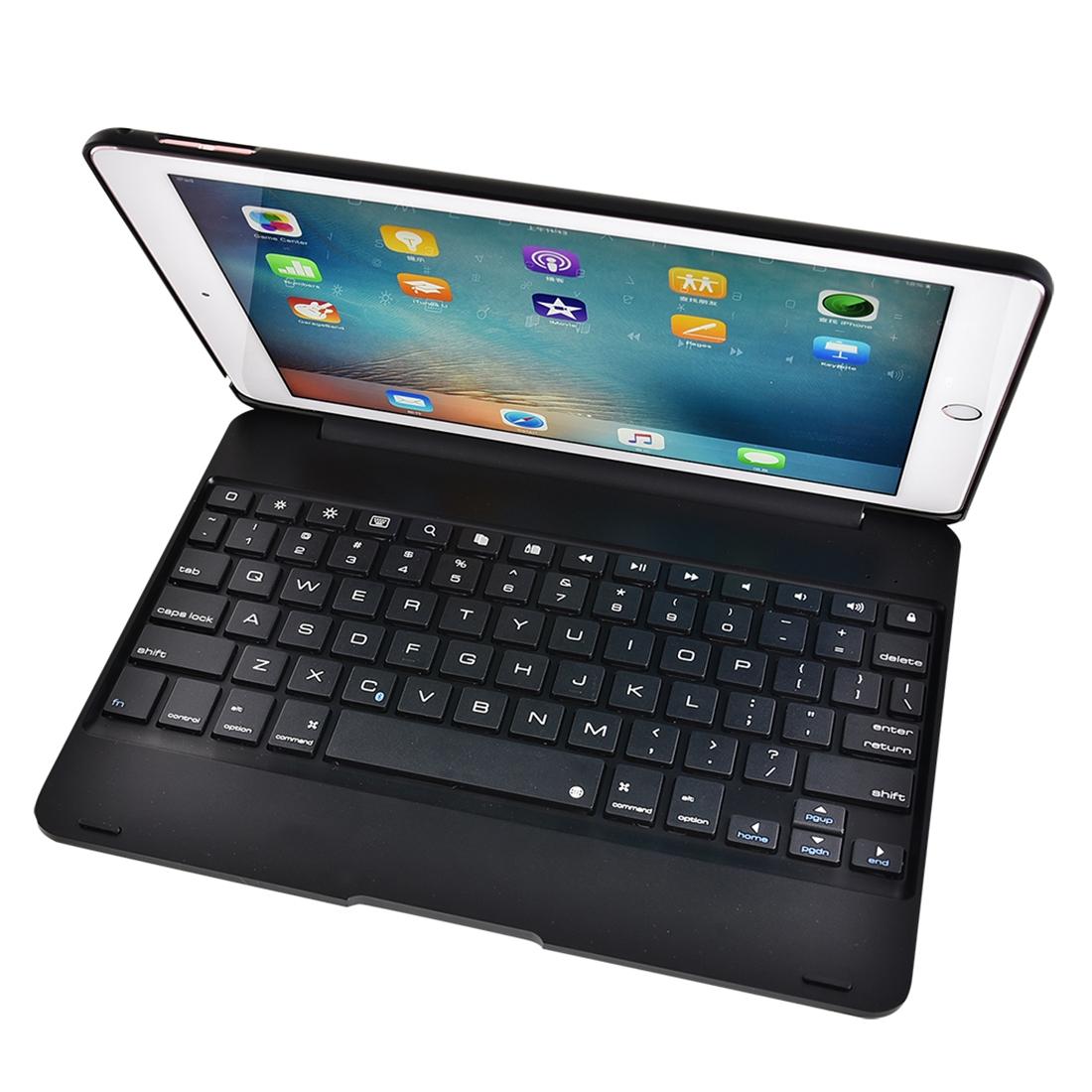 V562-J3300ORPI-202504291840-14 Horizontal Flip Tablet Case With Bluetooth Keyboard For Ipad Pro 9.7 / Ipad Air 2 - Gold - Image 15