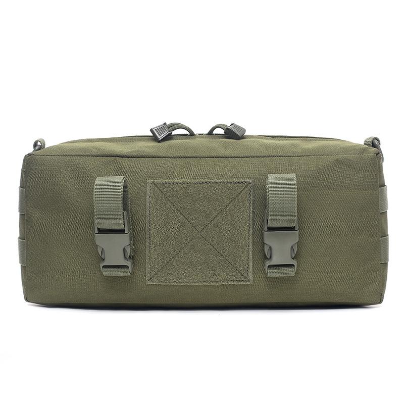 V562-K2892GO-202504251746-10 Waterproof Nylon Messenger Bag Multifunctional Outdoor Gear - Khaki - Image 11