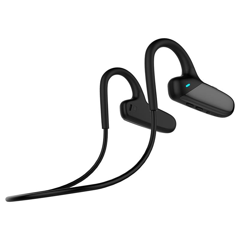 V562-L1551SXPI-202505222015-02 Waterproof Bone Conduction Bluetooth Earphones 5.0 for Sports - Blue - Image 3