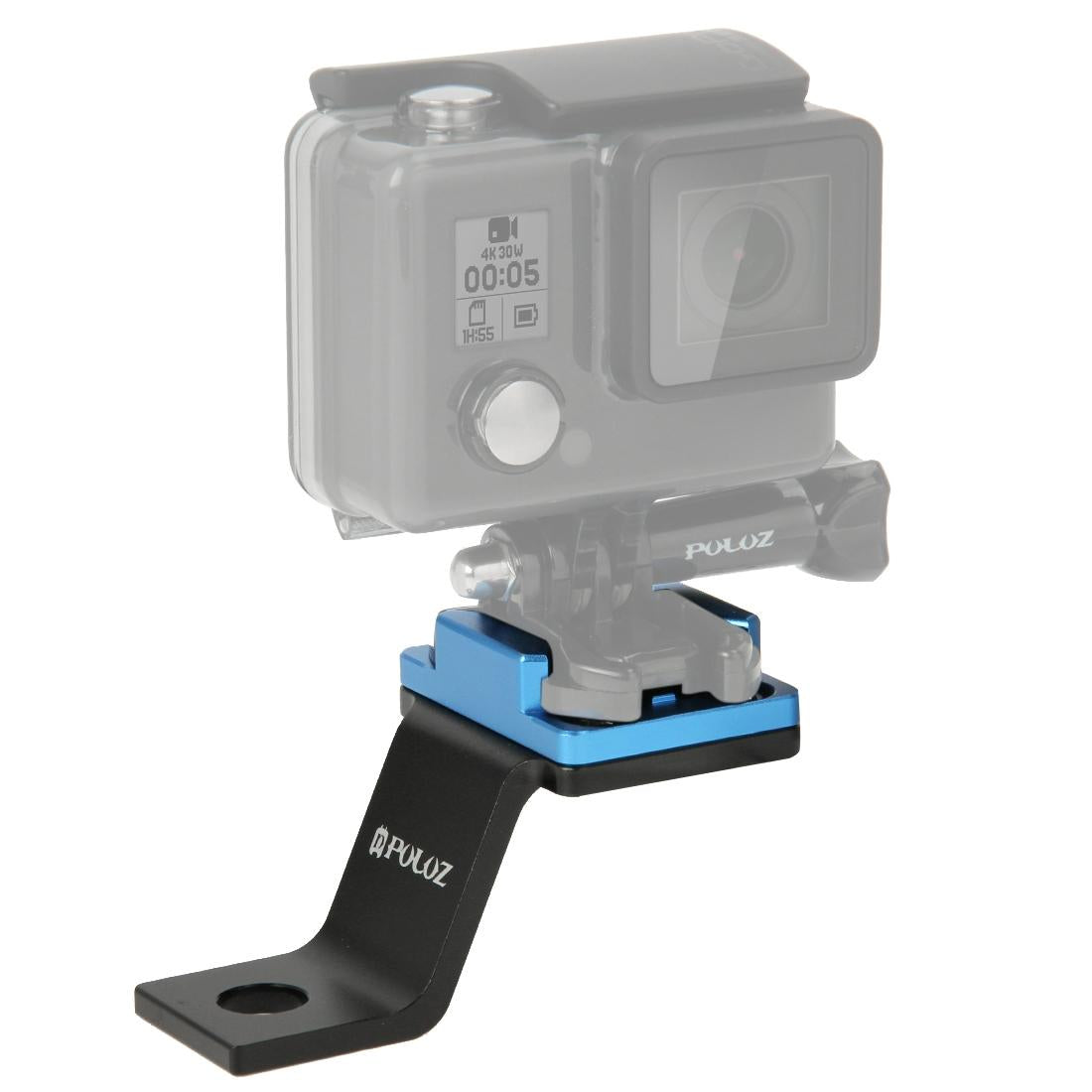 V562-L171UP-202502241710-00 Universal Motorcycle Mount for Action Cameras - Blue - Image 1
