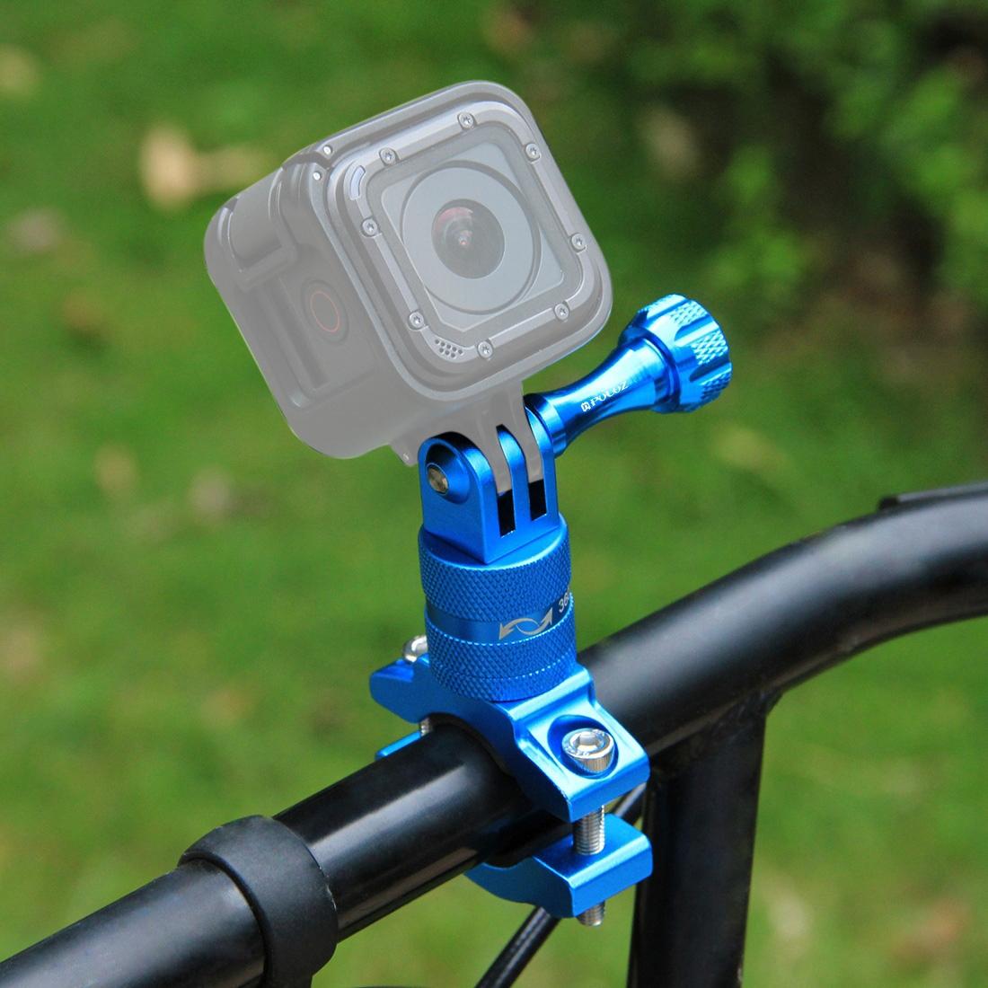 V562-L322UP-202502220258-00 Universal Bike Handlebar Mount for Action Cameras - 360 Degree Rotation - Pu223L - Image 1