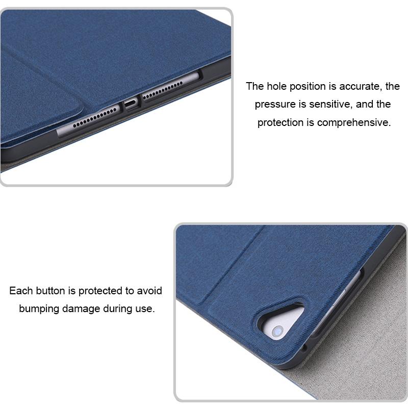 V562-L7200IRP-202504291921-04 Detachable Bluetooth Keyboard & Leather Tablet Case For Ipad Pro / Air 9.7 With Colourful Backlight & Holder - Blue - Image 5