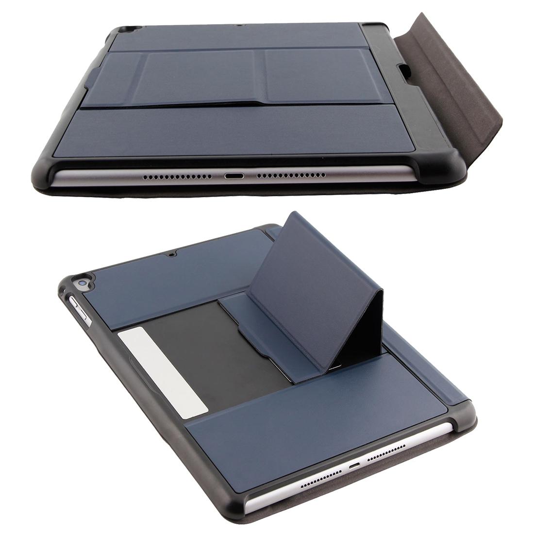 V562-L7459D6PI-202504291927-04 Detachable Bluetooth Keyboard & Leather Tablet Case For Ipad Air / Pro 9.7 - Blue - Image 5