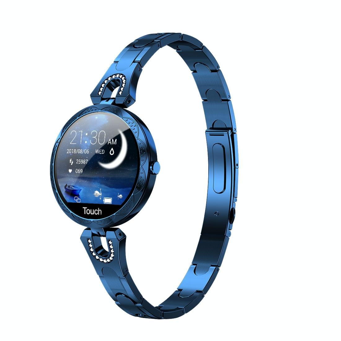 V562-L9854AC-202504252152-00 Waterproof Smart Bracelet With Lcd Screen And Heart Rate Monitor - Blue - Image 1