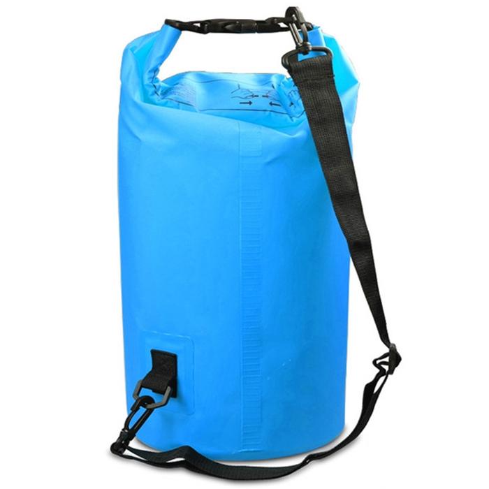 V562-LS5985GO-202504251805-00 Waterproof Double Shoulder Bag Dry Sack 20L Capacity - Sky Blue - Image 1