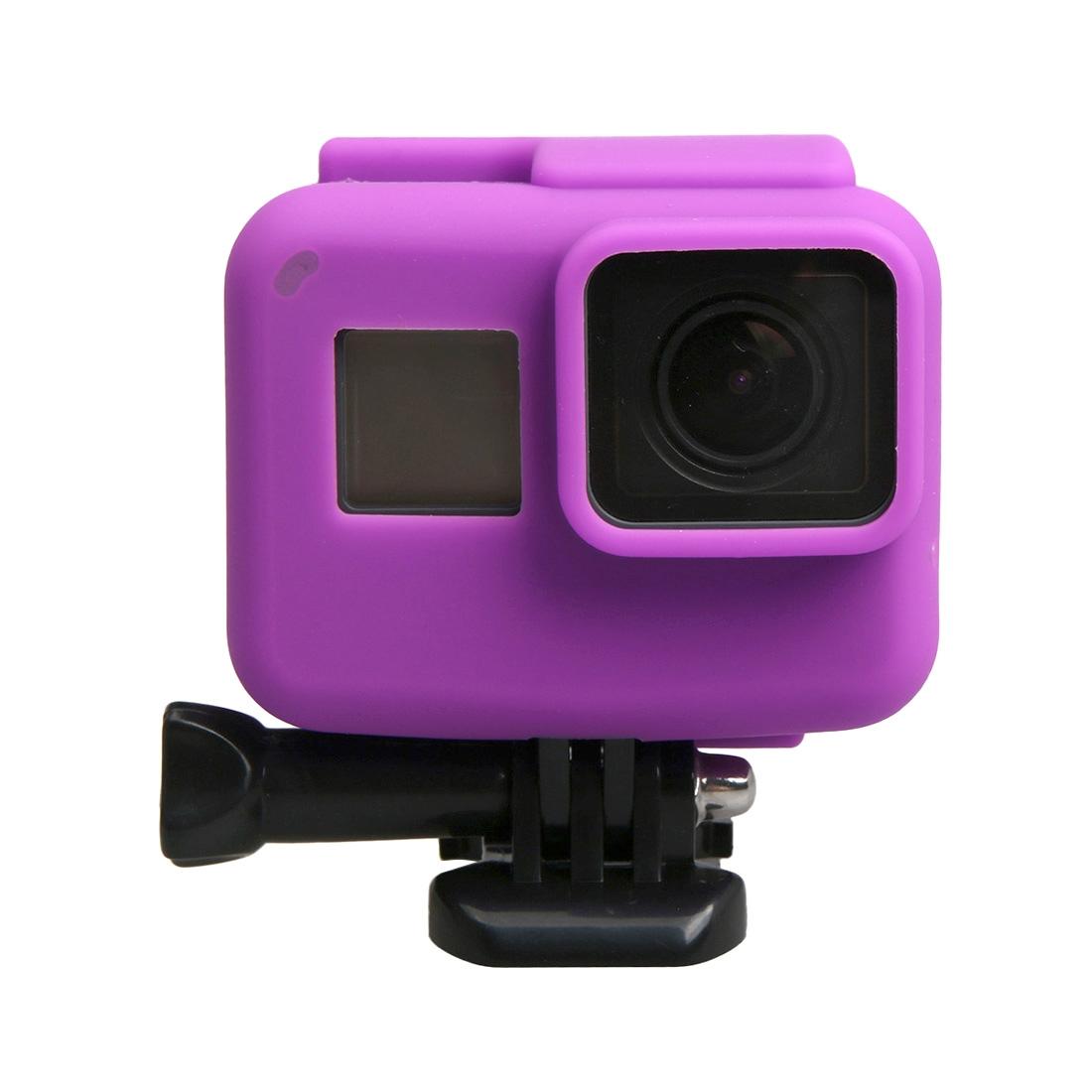 V562-P2350ACD-202502241320-00 Silicone Border Frame Mount for Gopro Hero5 - Protective Cover - Purple - Image 1