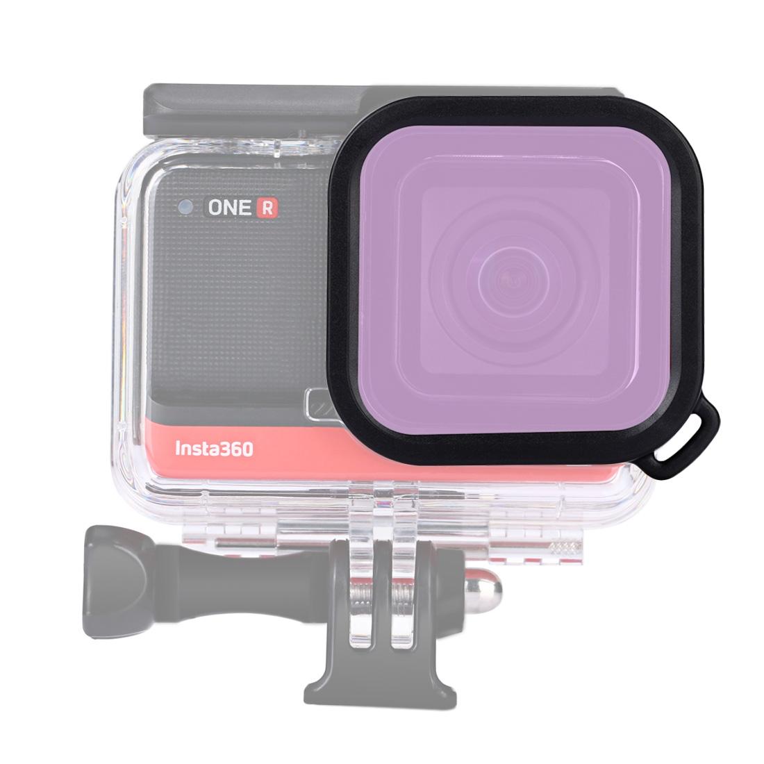 V562-P5590ACD-222222-04 Insta360 one r Diving Lens Filter for 4k / 1 Inch Edition - Purple - Image 5