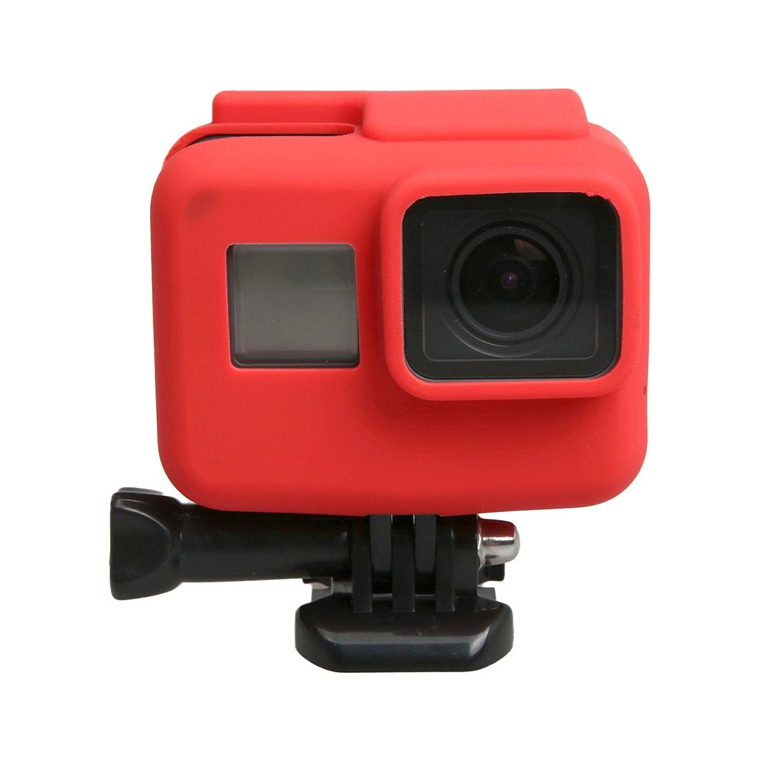 V562-R2350ACD-202502241315-00 Silicone Border Frame Mount for Gopro Hero5 - Protective Cover - Red - Image 1