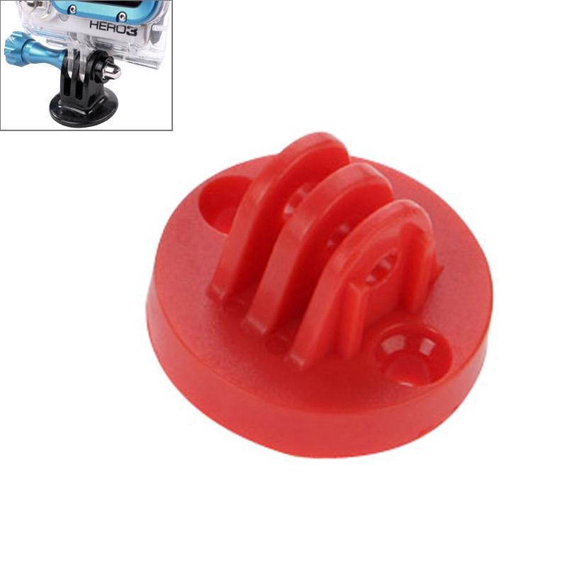 V562-R2850-PLD-S-219773-00 Universal Camcorder Mount Adapter for Gopro Hero Cameras - Tripod Compatible - Red - Image 1