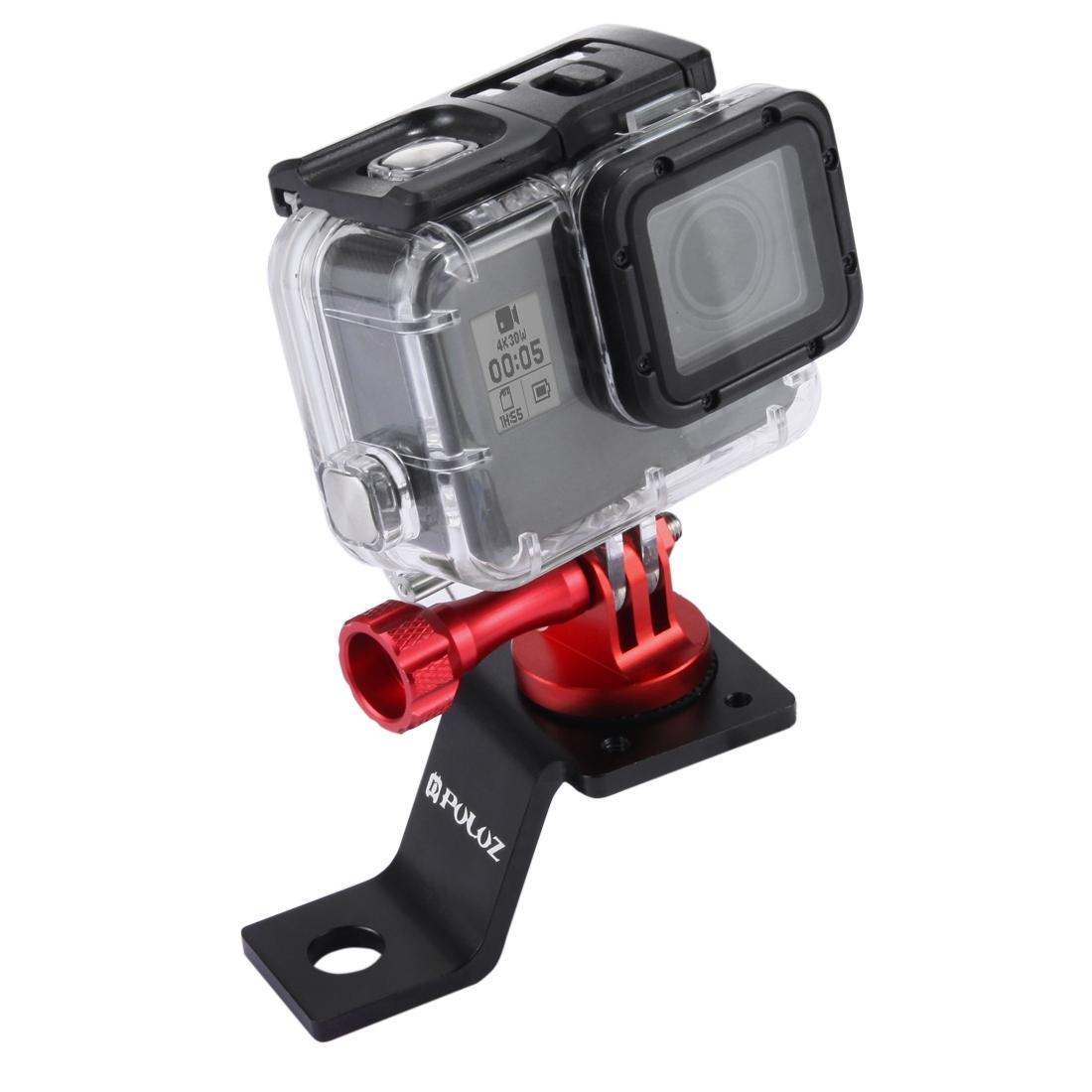 V562-R411UP-221861-00 Universal Motorcycle Mount for Action Cameras - Red - Image 1