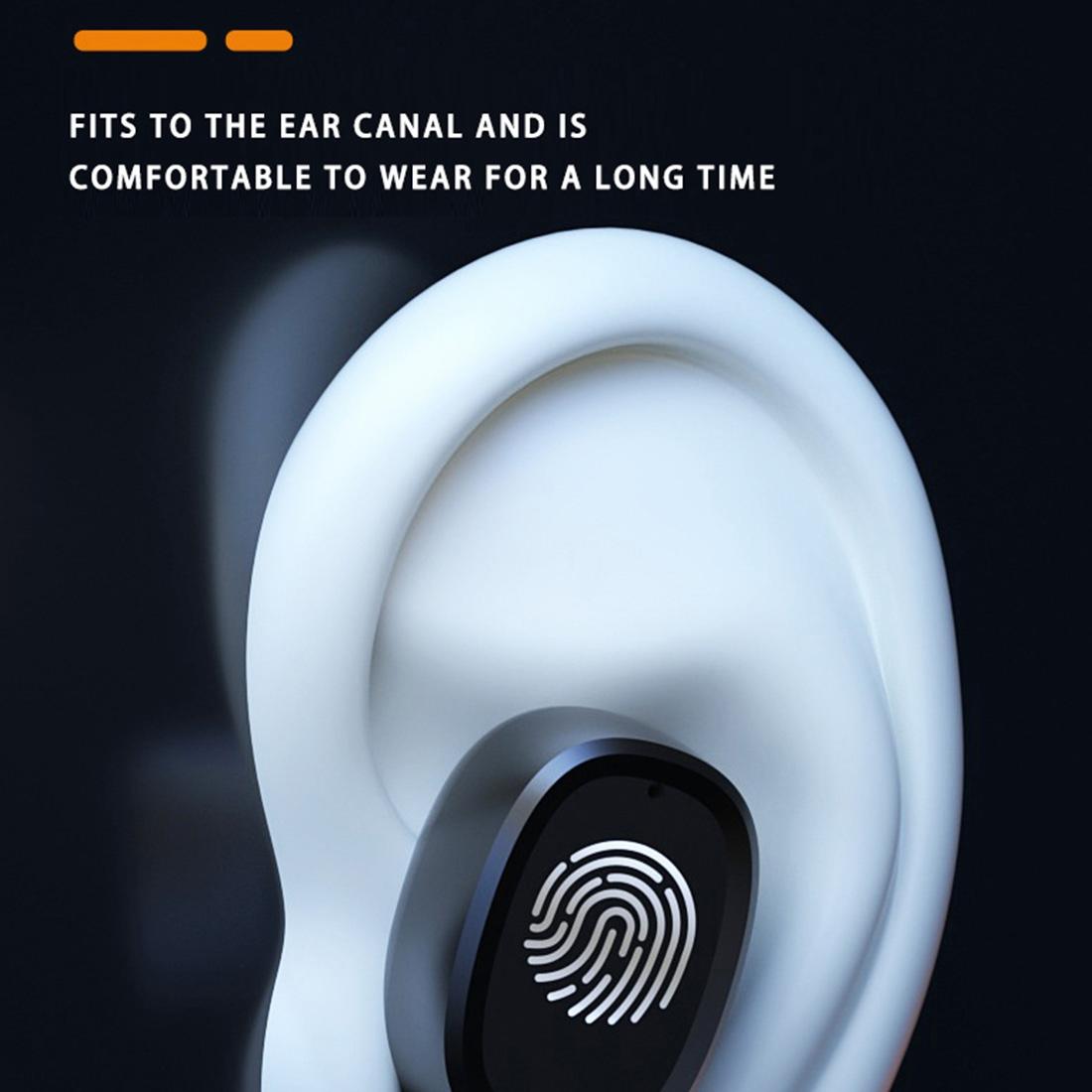 V562-W1546SAS-202505261841-03 Wireless Bluetooth 5.0 Earbuds with Touch Display & Charging Case - White - Image 4