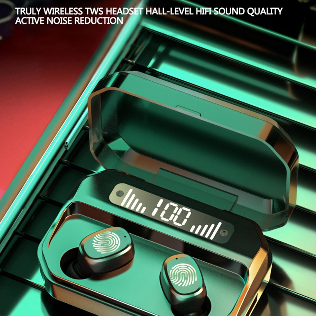 V562-W1546SAS-202505261841-10 Wireless Bluetooth 5.0 Earbuds with Touch Display & Charging Case - White - Image 11