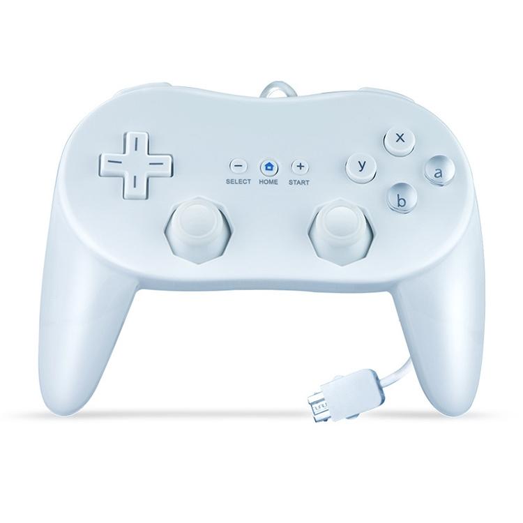 V562-W2220TN-202503201935-00 Wired Game Controller for Nintendo Wii - White - Image 1