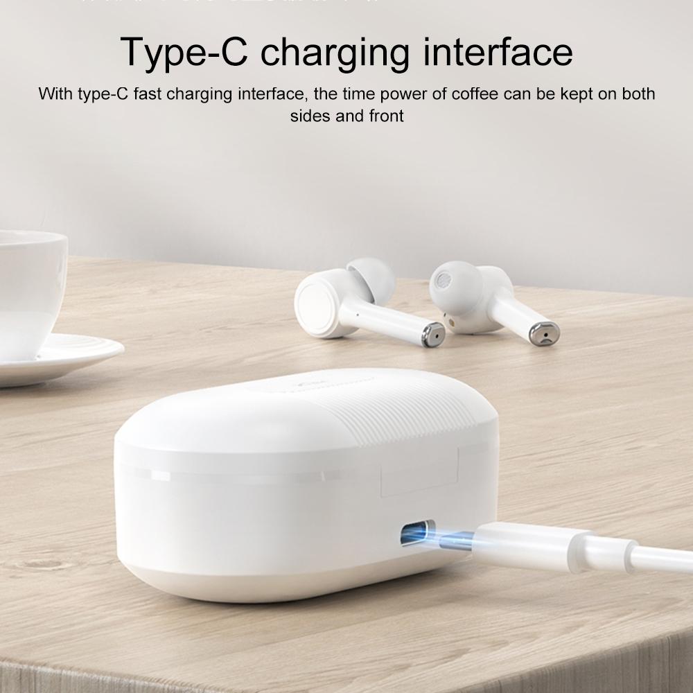 V562-W3180D6PI-202505222031-03 Wireless Bluetooth 5.0 Earphone with Digital Display and Noise Reduction - White - Image 4