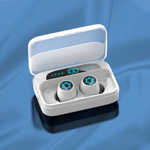V562-W4825SAS-202505261742-01 Wireless Bluetooth Earphones with Charging Box - White - Image 2
