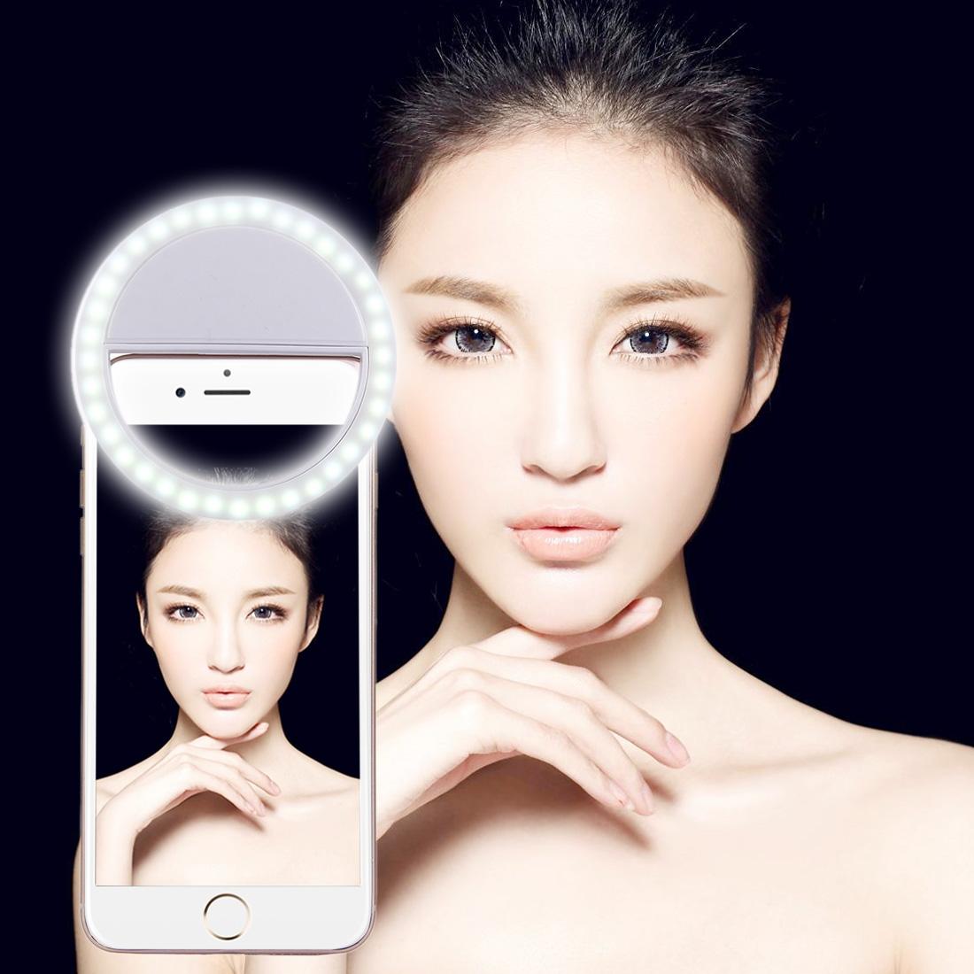 V562-W4930G6PI-202502241430-01 Adjustable Clip Beauty Light for Smartphones - Usb Cable - White - Image 2