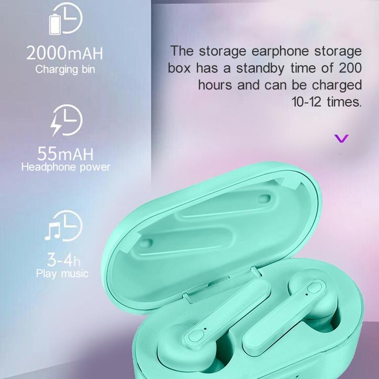 V562-W7061D6PI-202505231843-06 Waterproof Bluetooth Earphones with Magnetic Charging Box - 5.0 - White - Image 7