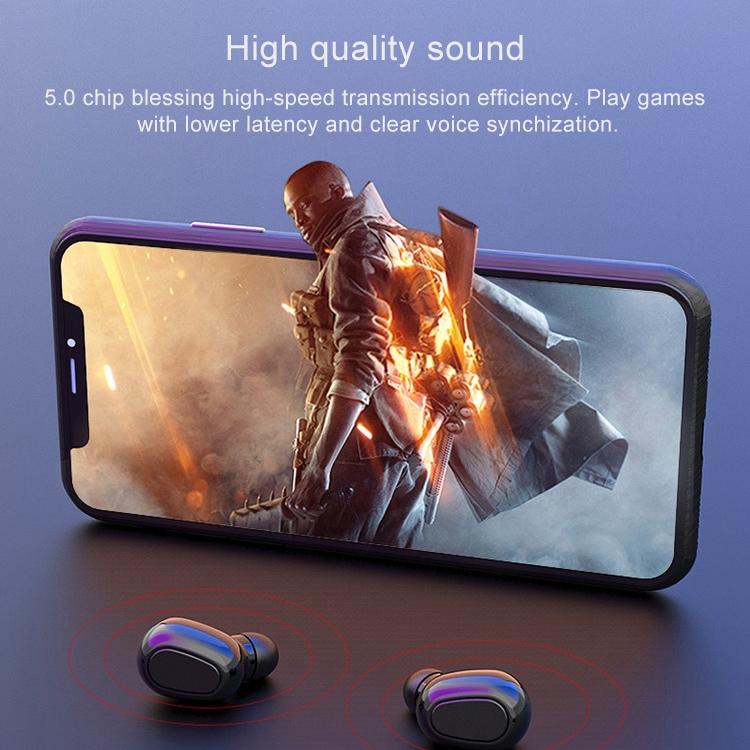 V562-W7562D6PI-202505261753-09 Wireless Bluetooth 5.0 Earphones with 9d Sound & Charging Box - White - Image 10