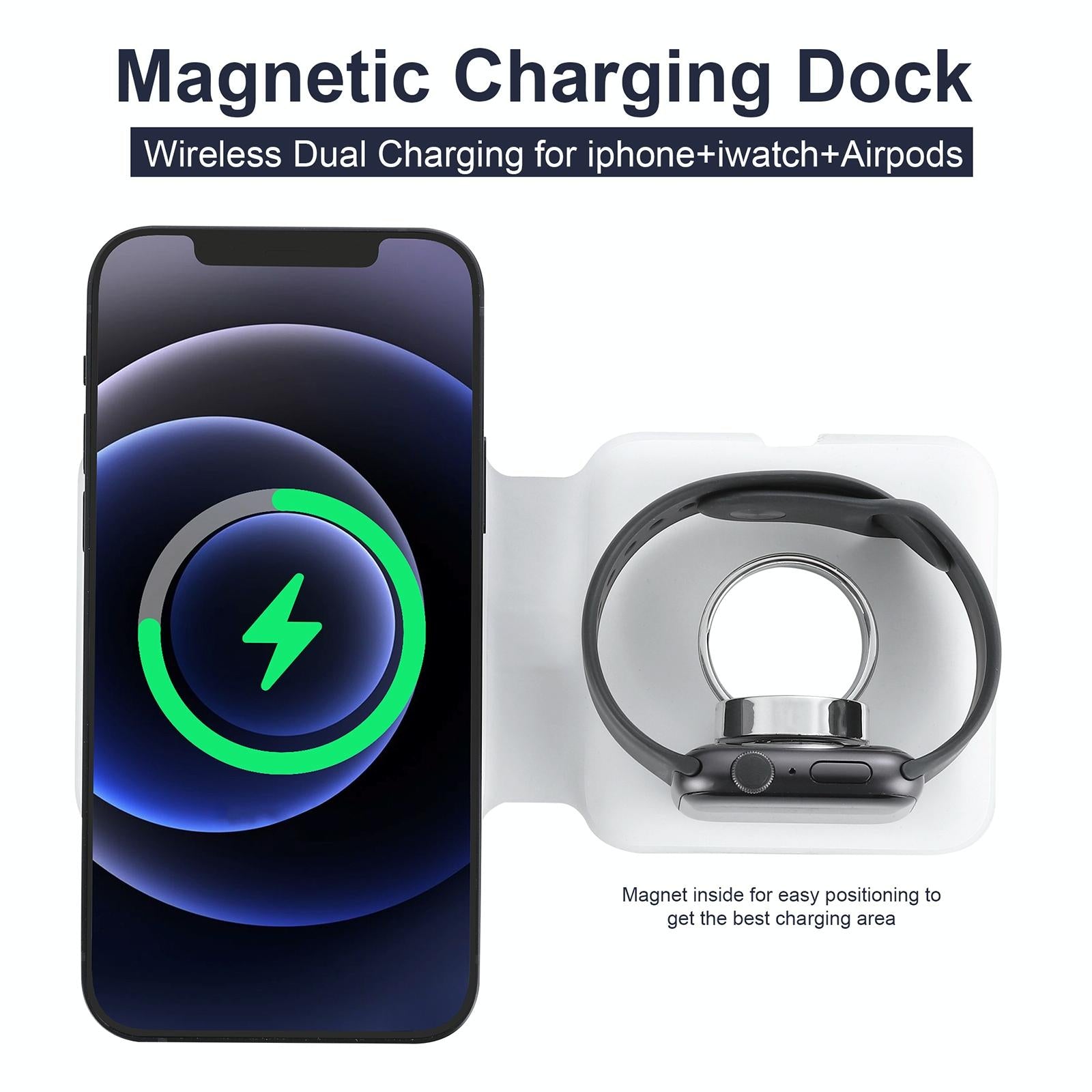 V562-W7670G8PI-202504211930-11 Foldable Dual Wireless Charger For Phones Iwatch Airpods - White - Image 12