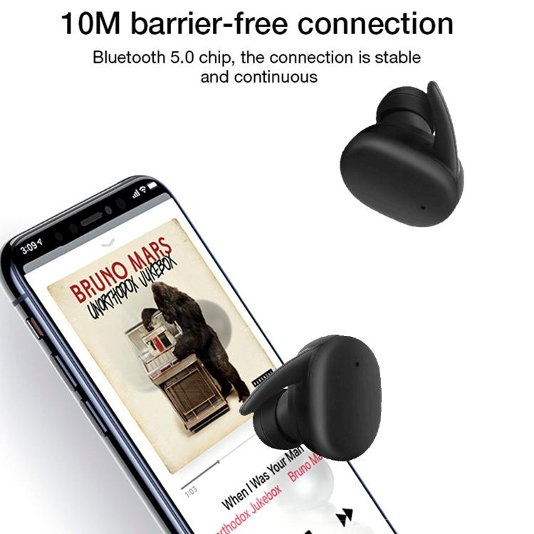 V562-W9061D6PI-202505222053-03 Waterproof Wireless Bluetooth Earphones with Magnetic Charging Box - 300mah - White - Image 4