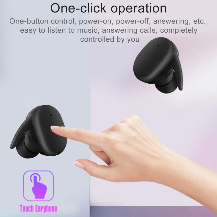 V562-W9061D6PI-202505222053-04 Waterproof Wireless Bluetooth Earphones with Magnetic Charging Box - 300mah - White - Image 5