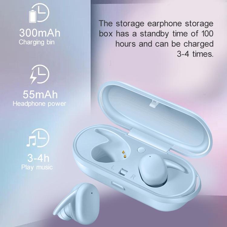 V562-W9061D6PI-202505222053-05 Waterproof Wireless Bluetooth Earphones with Magnetic Charging Box - 300mah - White - Image 6