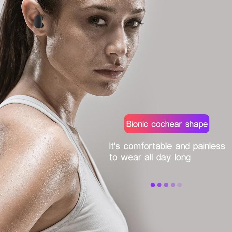 V562-W9061D6PI-202505222053-06 Waterproof Wireless Bluetooth Earphones with Magnetic Charging Box - 300mah - White - Image 7